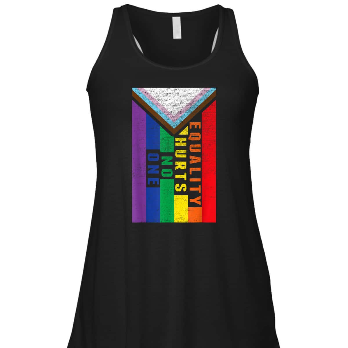 Equality Hurts No One LGBT Pride Transgender Bisexual Flag T-Shirt Equality Hurts No One LGBT Pride Transgender Bisexual Flag T-Shirt