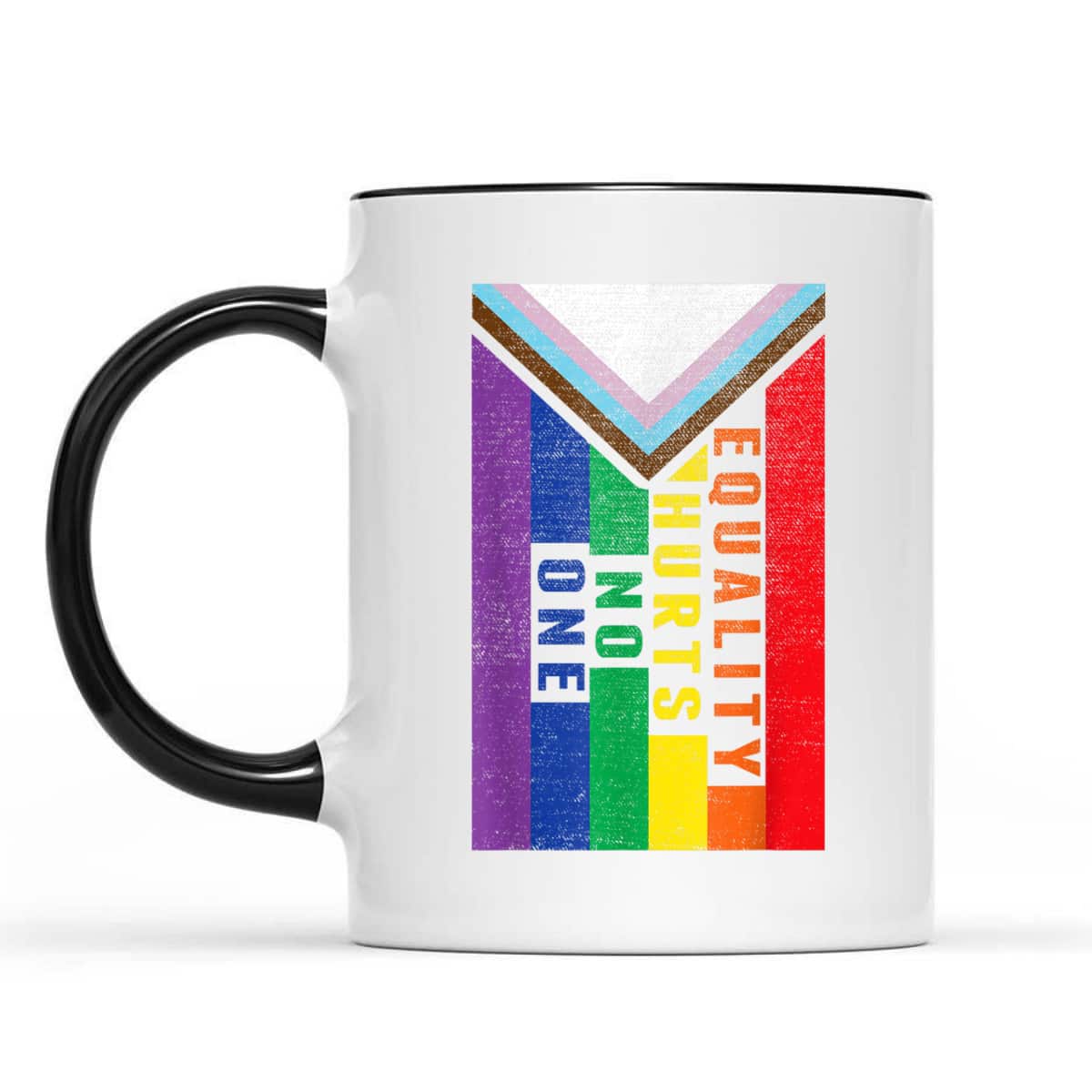 Equality Hurts No One LGBT Pride Transgender Bisexual Flag T-Shirt