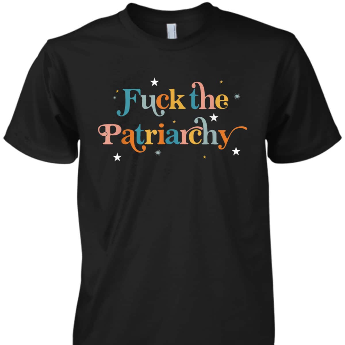 Funny F The Patriarchy Vintage Feminist Women Quote T-Shirt