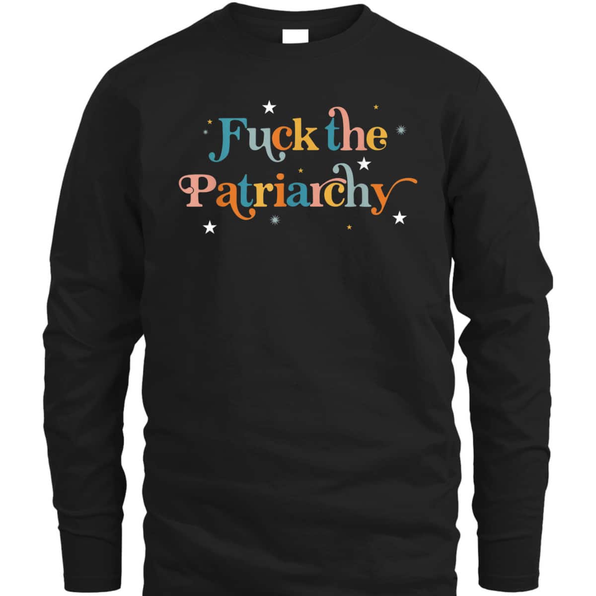 Funny F The Patriarchy Vintage Feminist Women Quote T-Shirt