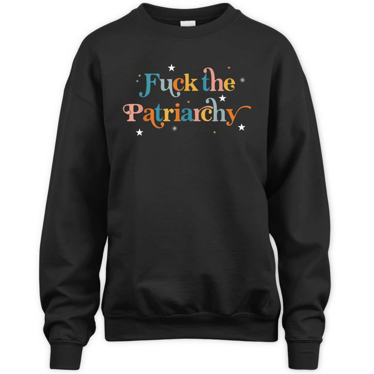 Funny F The Patriarchy Vintage Feminist Women Quote T-Shirt