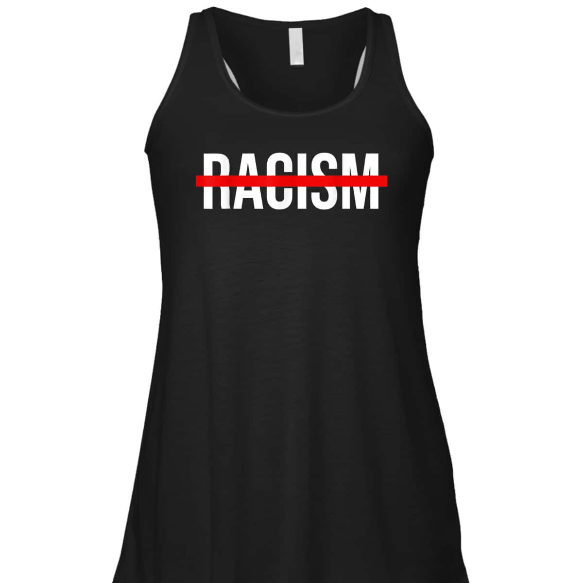 Black Lives Matter Racism Crossed Scored Out BLM End Racism T-Shirt