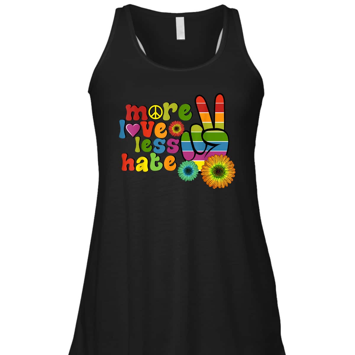 Peace Hand Sign Rainbow Love LGBTQ Lesbian Gay Pride Month T-Shirt Peace Hand Sign Rainbow Love LGBTQ Lesbian Gay Pride Month T-Shirt