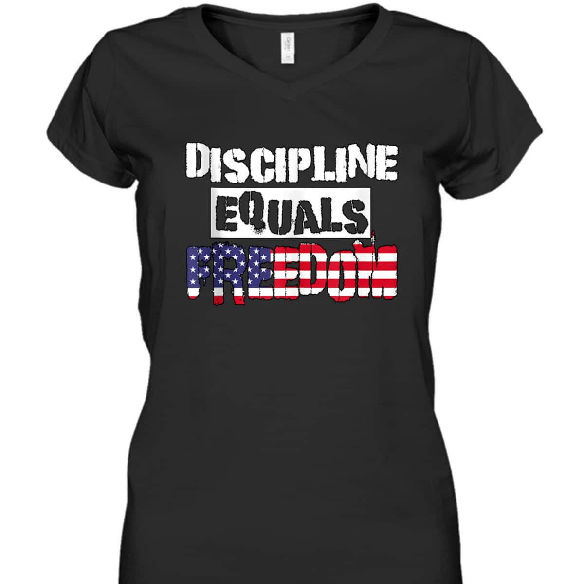 Discipline Is Equal To Freedom American Flag Patriot T-Shirt