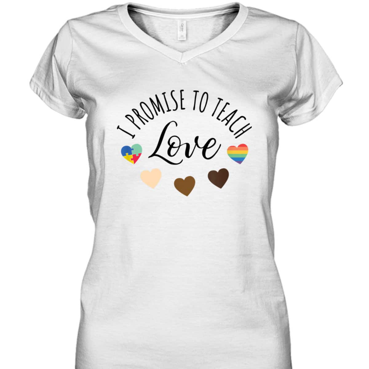 I Promise To Teach Love - Diversity, Equality And LGBT Gift T-Shirt I Promise To Teach Love - Diversity, Equality And LGBT Gift T-Shirt