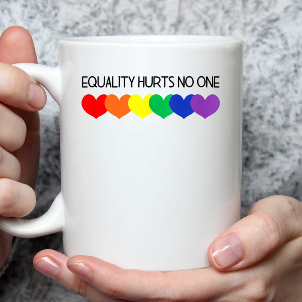 Equality Hurts No One Social Justice Equality LGBT Q Ally T-Shirt
