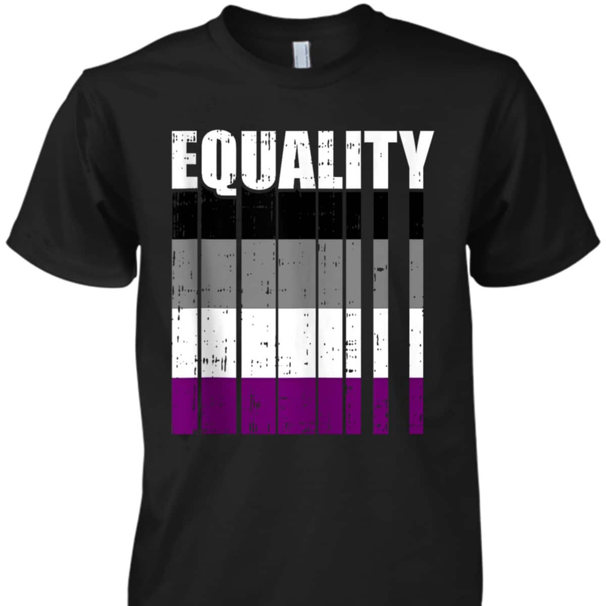 LGBT-Q Equality Asexual Pride LGBT-Q Ally Rainbow Flag T-Shirt LGBT-Q Equality Asexual Pride LGBT-Q Ally Rainbow Flag T-Shirt