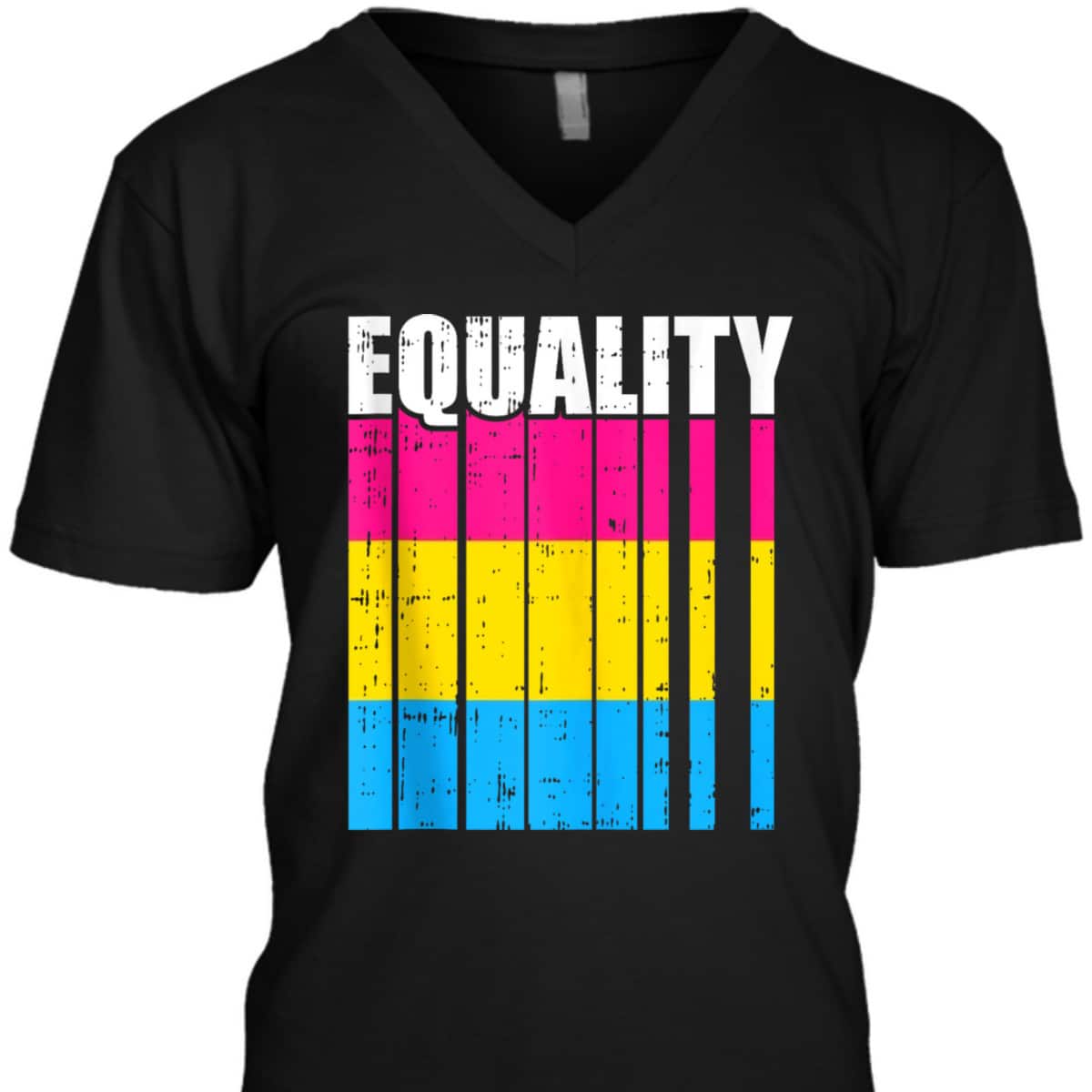 LGBT-Q Equality Pansexual LGBT-Q Ally Rainbow Flag T-Shirt