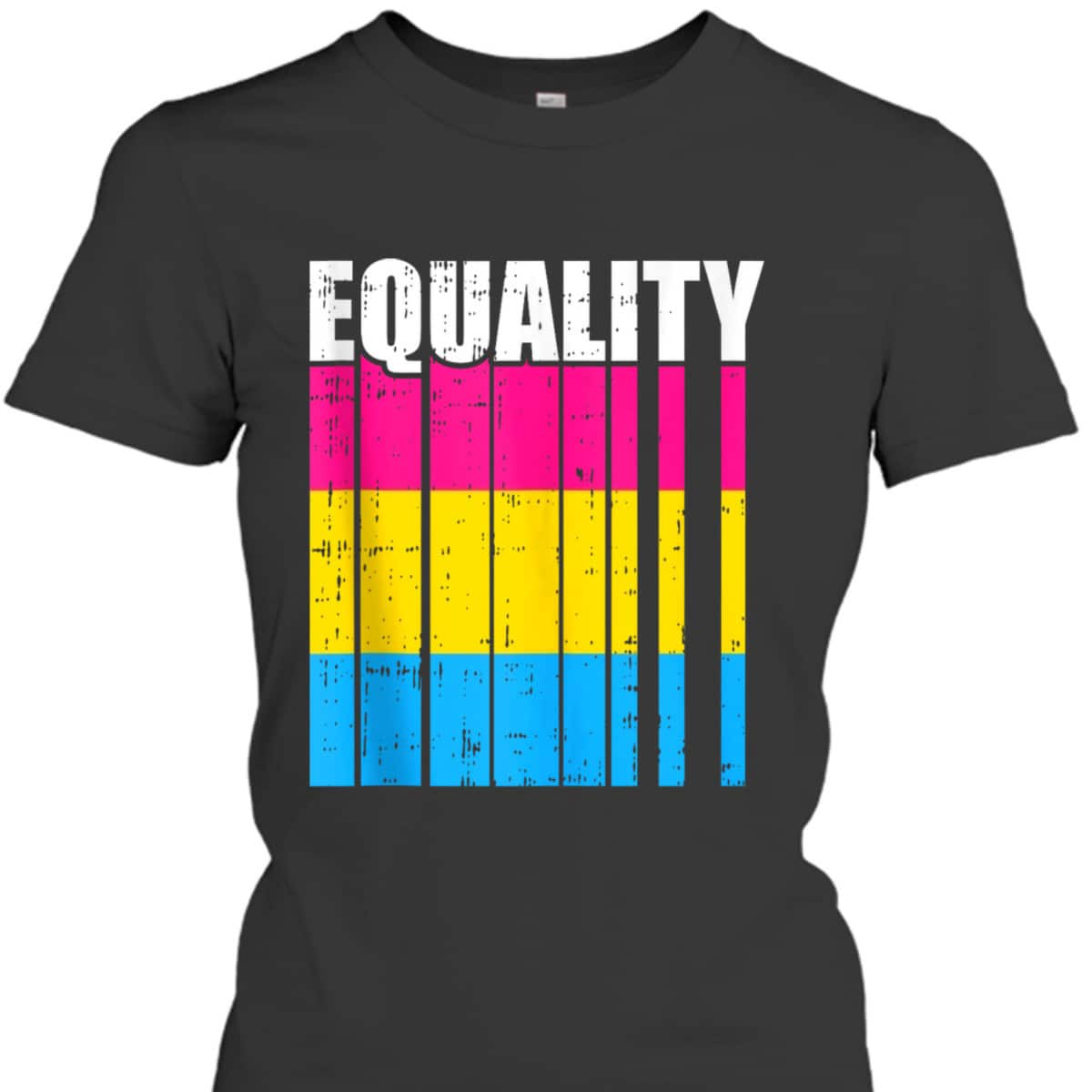LGBT-Q Equality Pansexual LGBT-Q Ally Rainbow Flag T-Shirt
