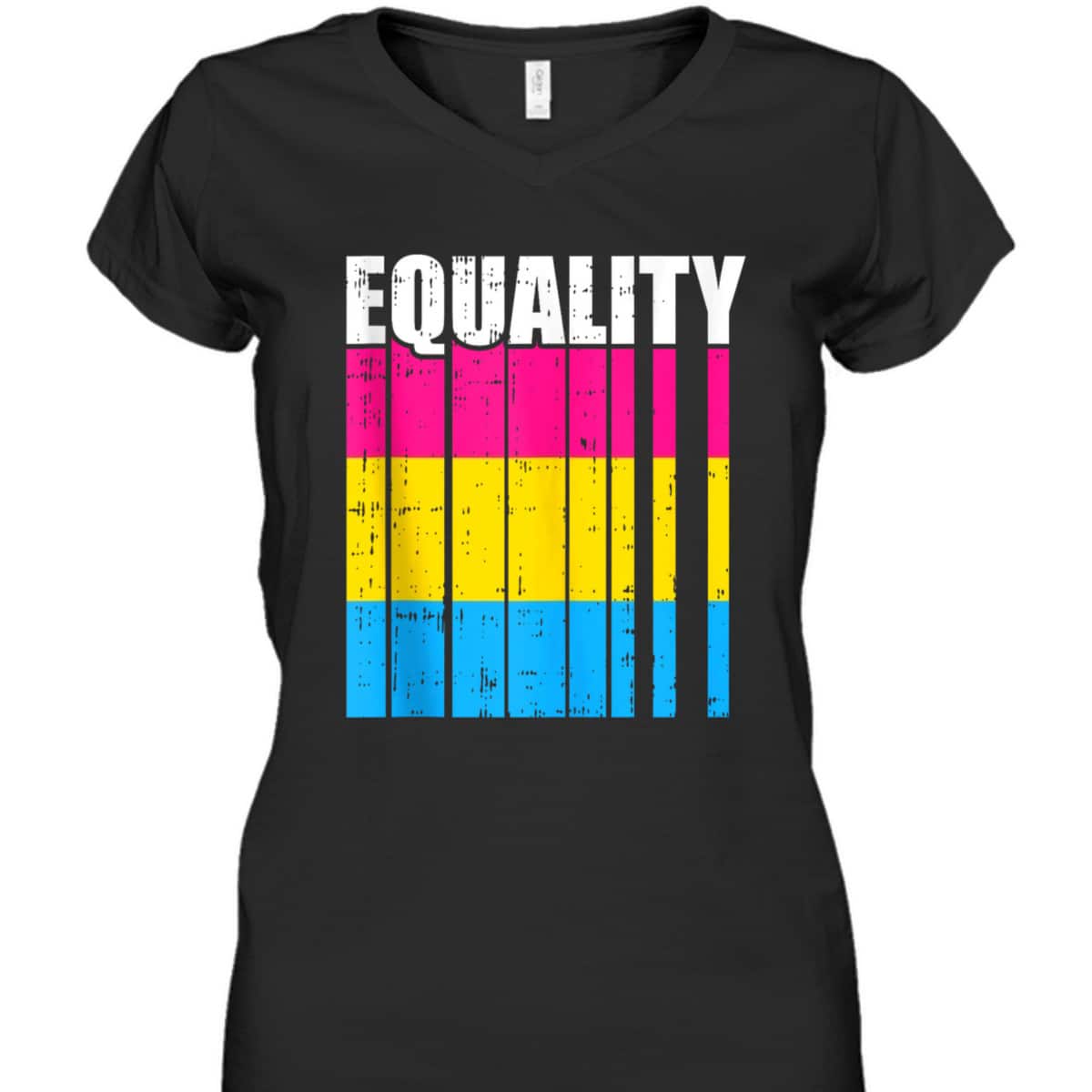 LGBT-Q Equality Pansexual LGBT-Q Ally Rainbow Flag T-Shirt