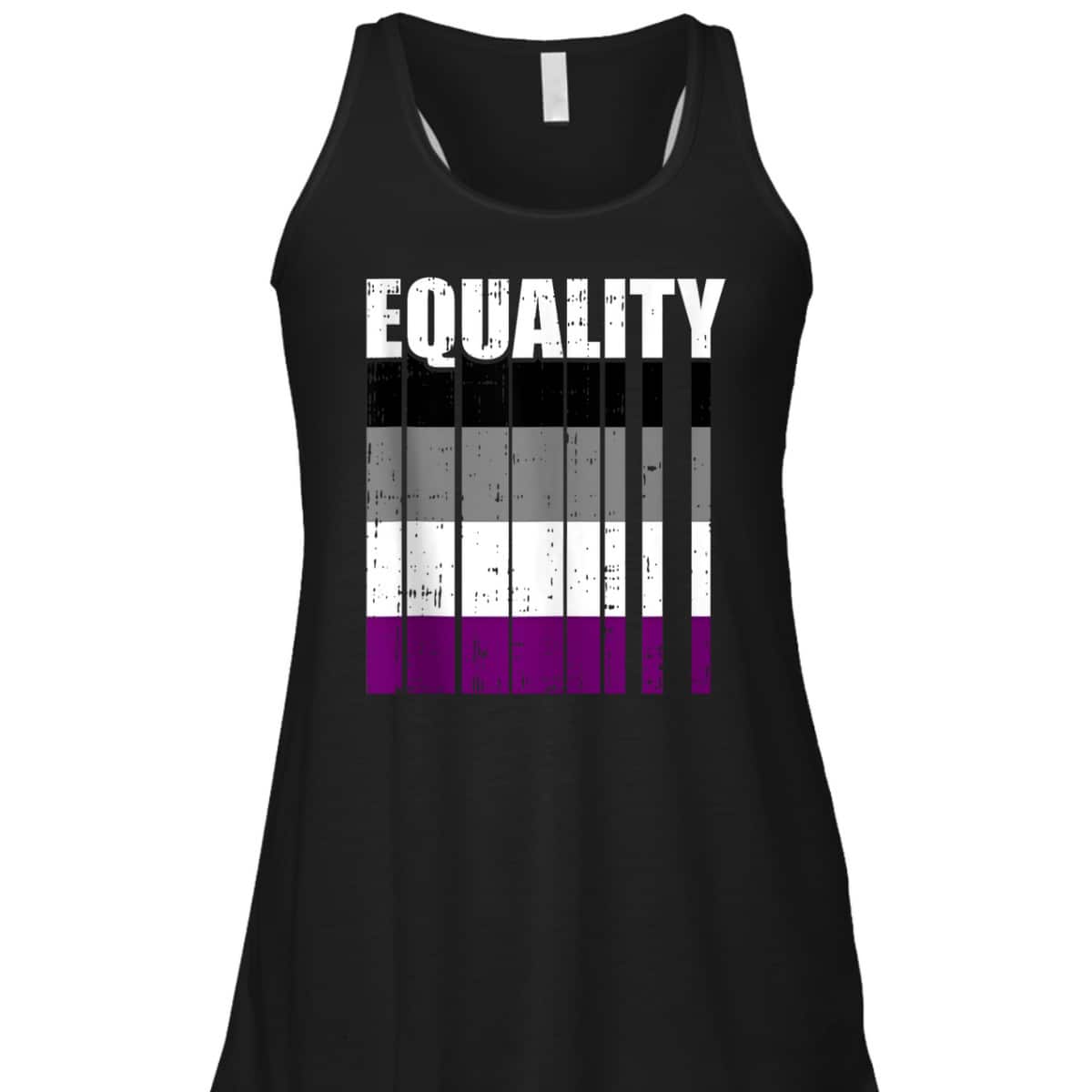 LGBT-Q Equality Asexual Pride LGBT-Q Ally Rainbow Flag T-Shirt LGBT-Q Equality Asexual Pride LGBT-Q Ally Rainbow Flag T-Shirt