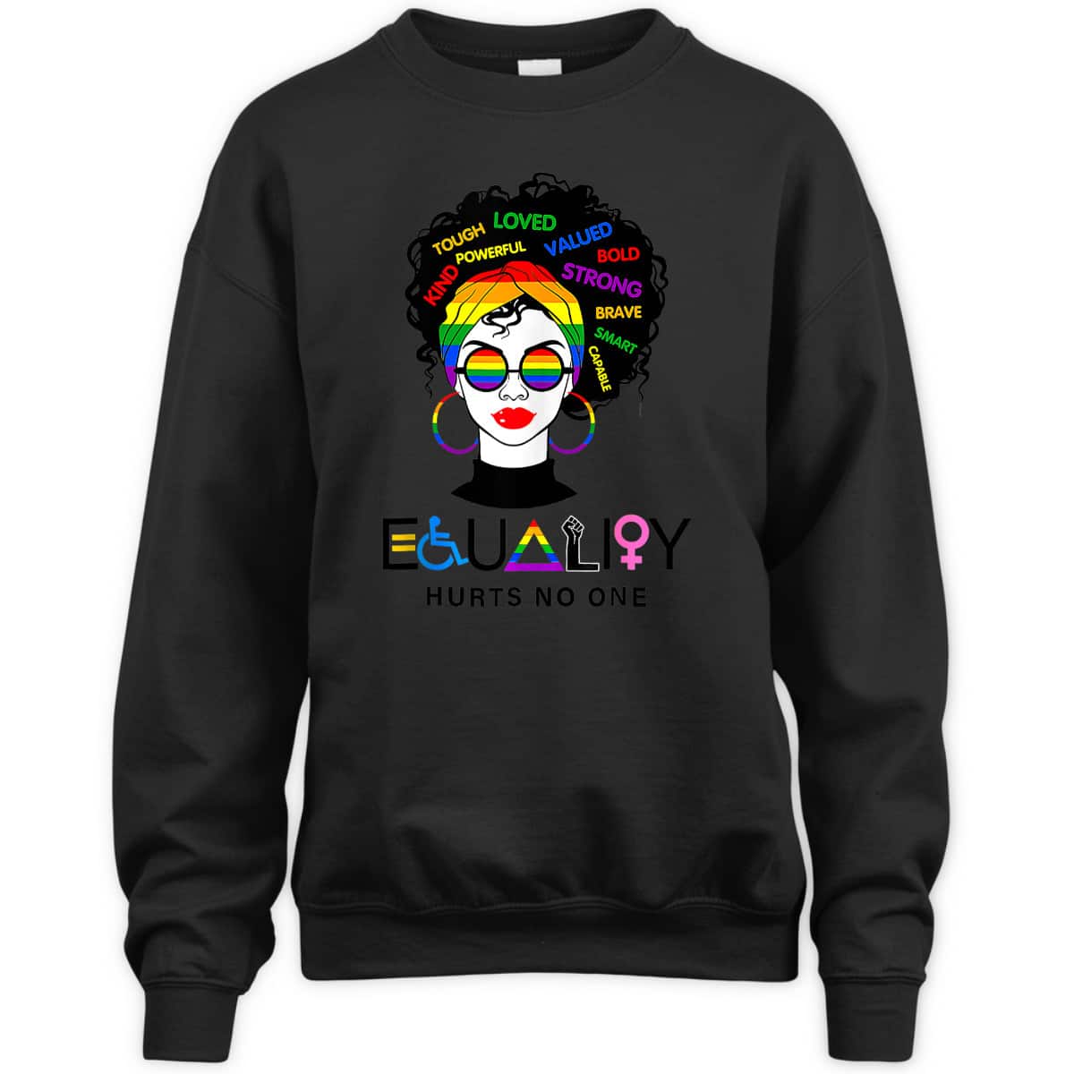 Equality Hurts No One Rainbow Sunglasses LGBT LGBTQ Pride T-Shirt Equality Hurts No One Rainbow Sunglasses LGBT LGBTQ Pride T-Shirt