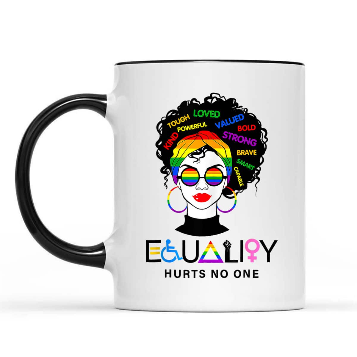 Equality Hurts No One Rainbow Sunglasses LGBT LGBTQ Pride T-Shirt Equality Hurts No One Rainbow Sunglasses LGBT LGBTQ Pride T-Shirt