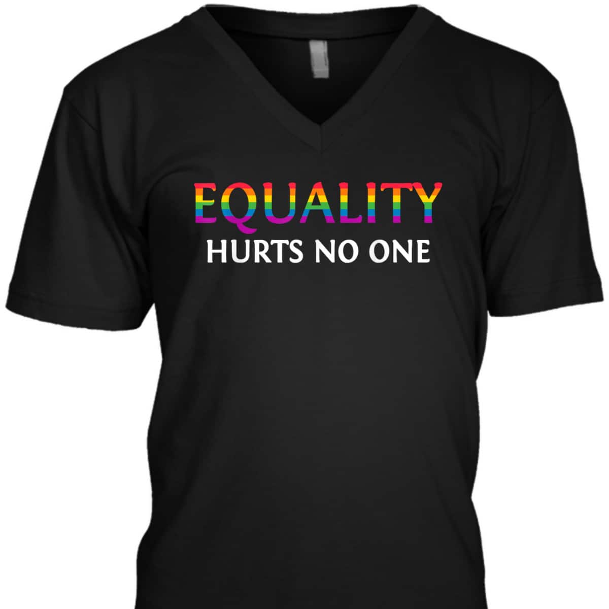 Equality Hurts No One LGBT Equality Human Rights Gay Pride T-Shirt Equality Hurts No One LGBT Equality Human Rights Gay Pride T-Shirt