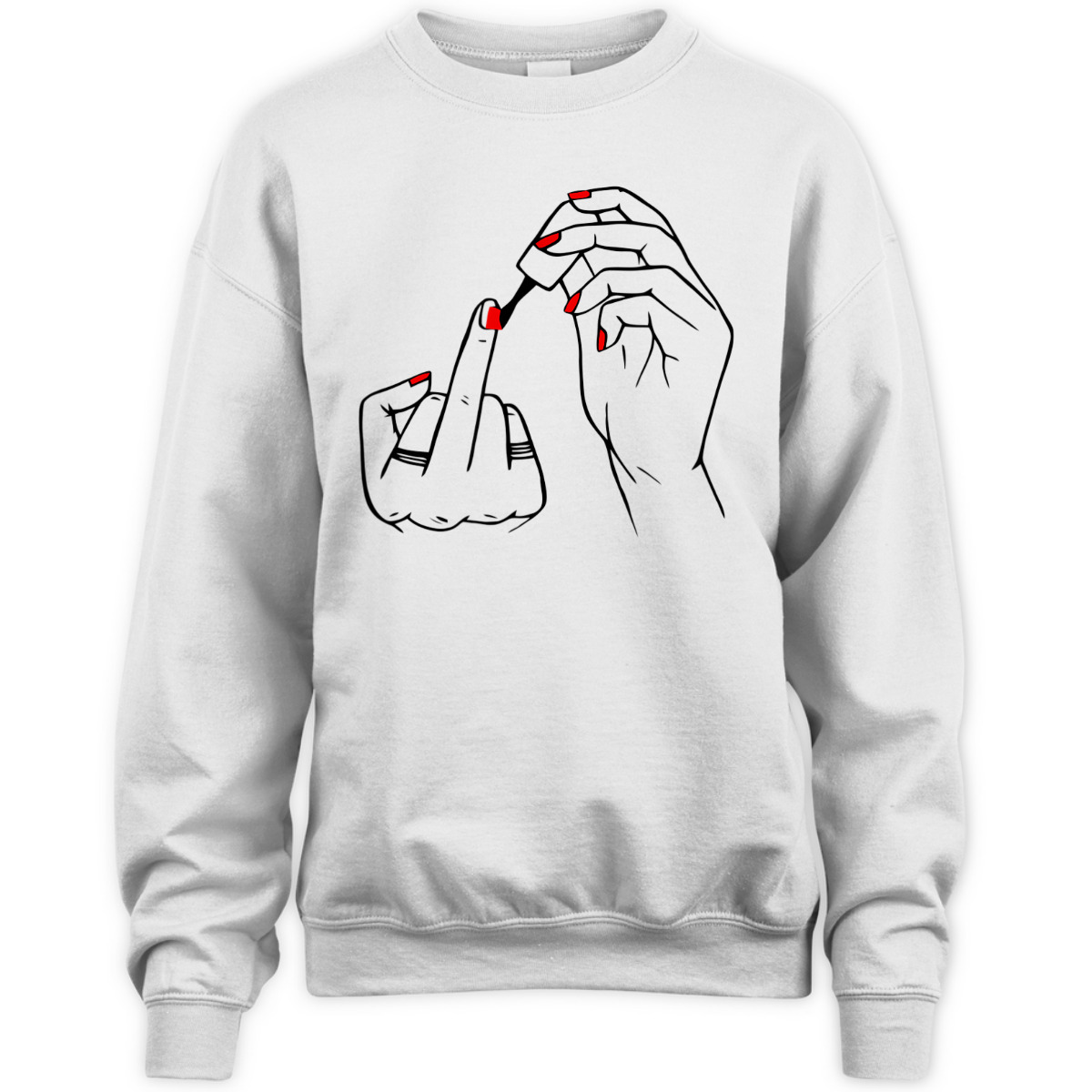 Women Hand Red Nail Polish Equality Equal Rights Feminism T-Shirt Women Hand Red Nail Polish Equality Equal Rights Feminism T-Shirt