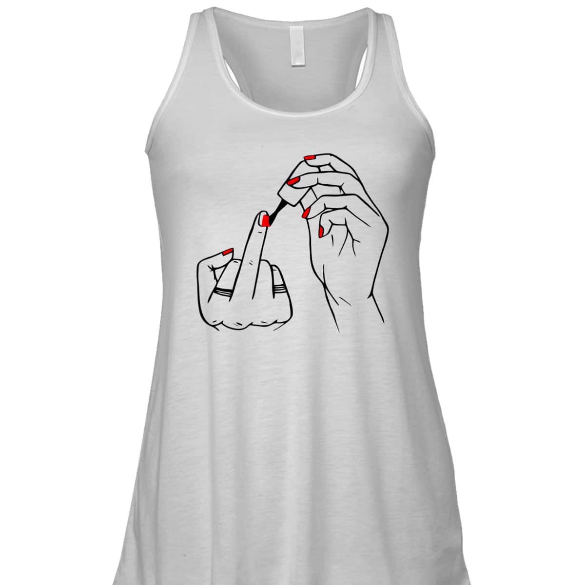 Women Hand Red Nail Polish Equality Equal Rights Feminism T-Shirt Women Hand Red Nail Polish Equality Equal Rights Feminism T-Shirt