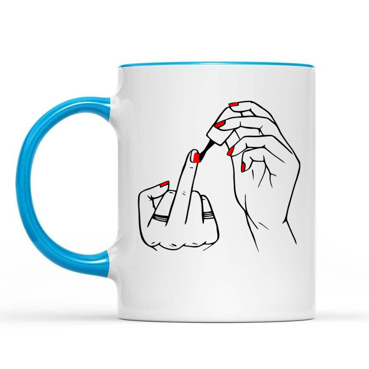 Women Hand Red Nail Polish Equality Equal Rights Feminism T-Shirt Women Hand Red Nail Polish Equality Equal Rights Feminism T-Shirt