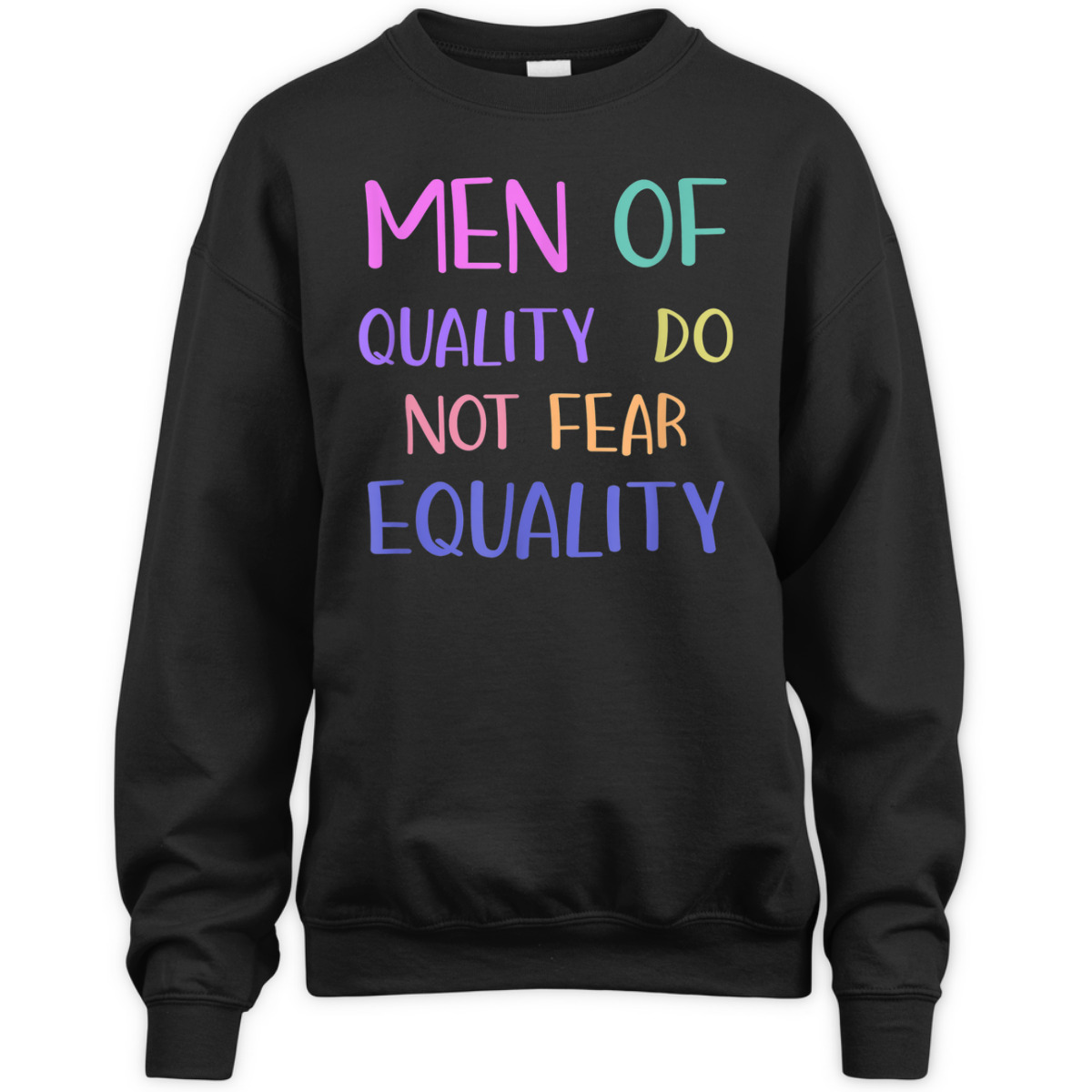Men Of Quality Do Not Fear Equality Feminist Novelty T-Shirt