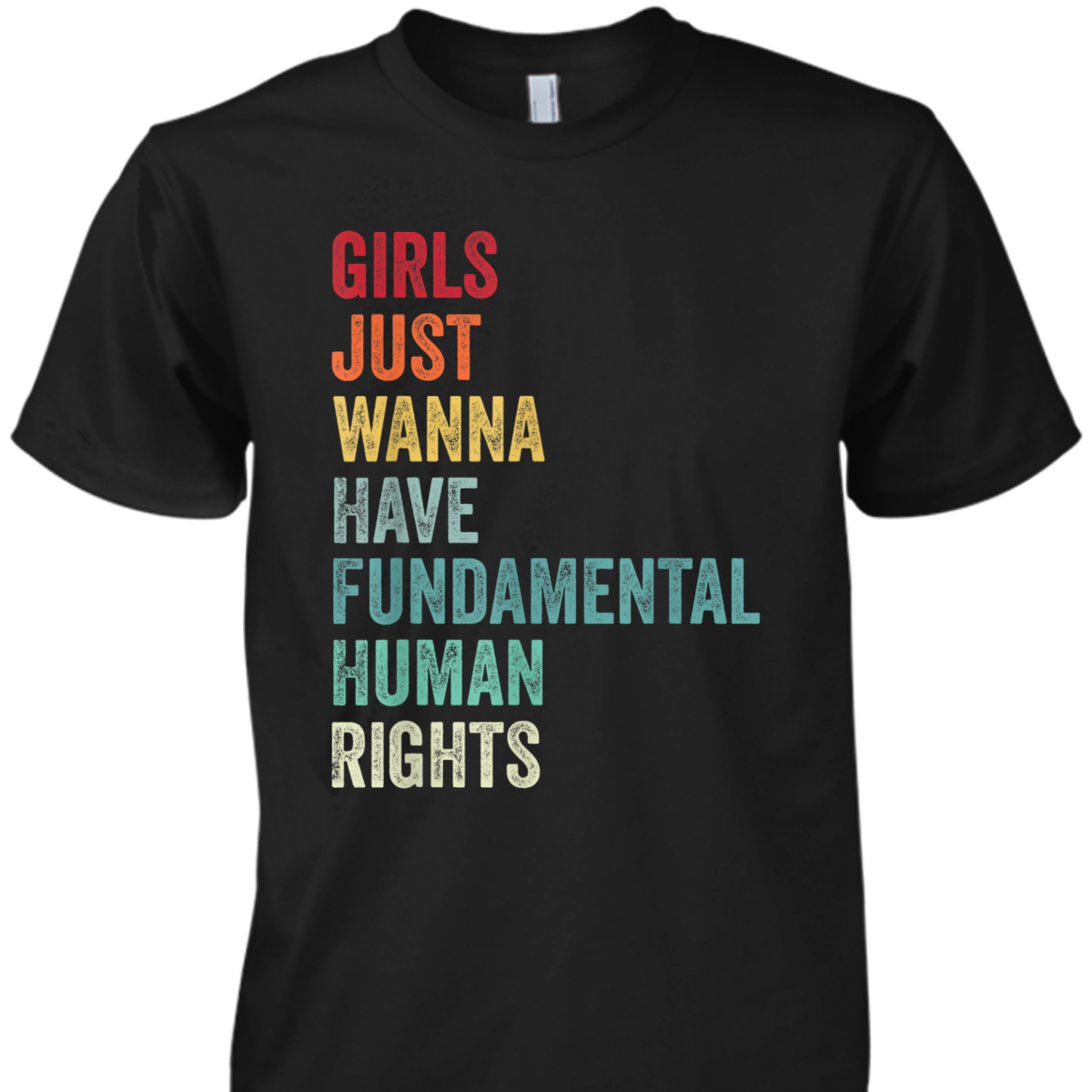Equality - Girls Just Wanna Have Fundamental Human Rights T-Shirt