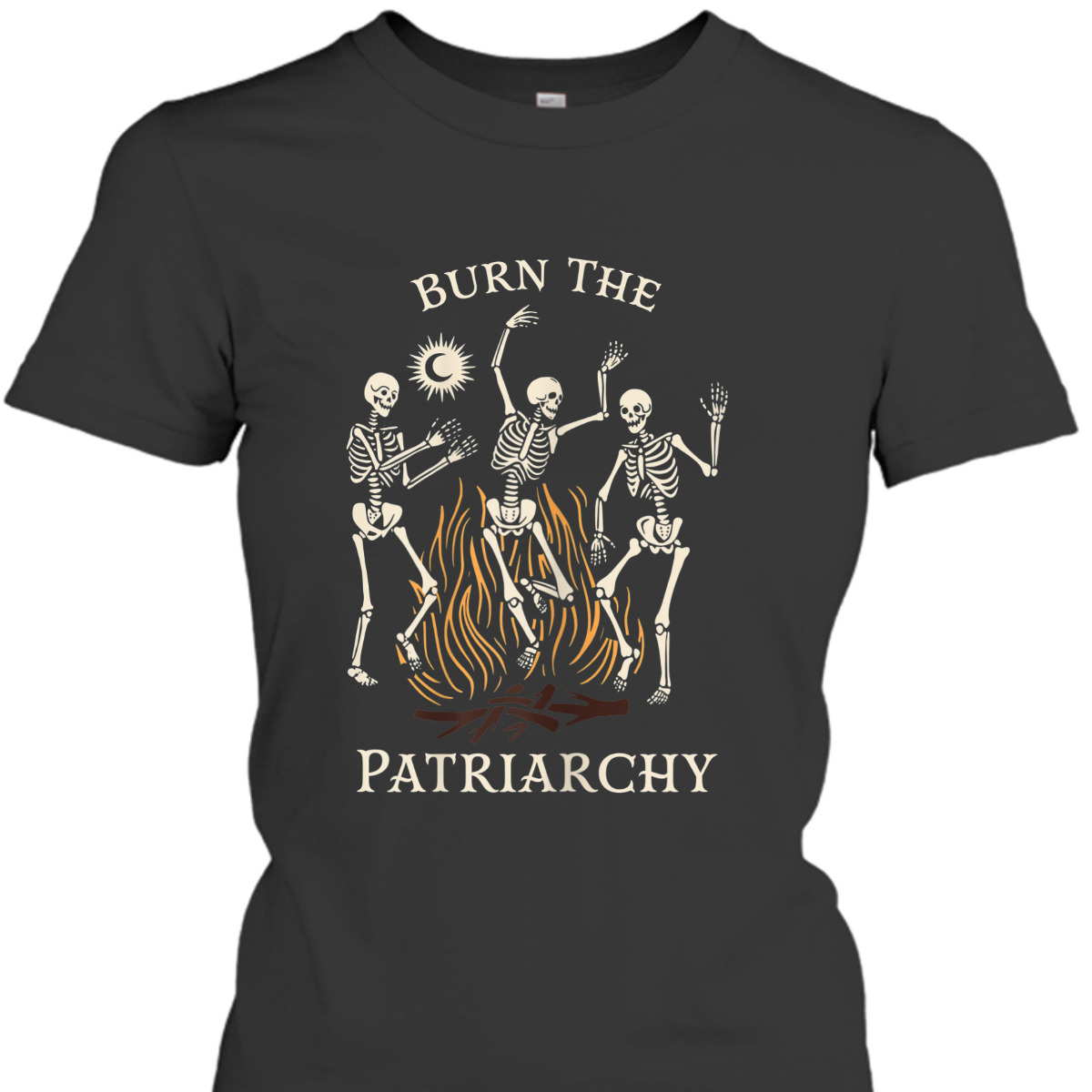 Womens Burn The Patriarchy Funny Rights Skeleton Feminist T-Shirt Womens Burn The Patriarchy Funny Rights Skeleton Feminist T-Shirt