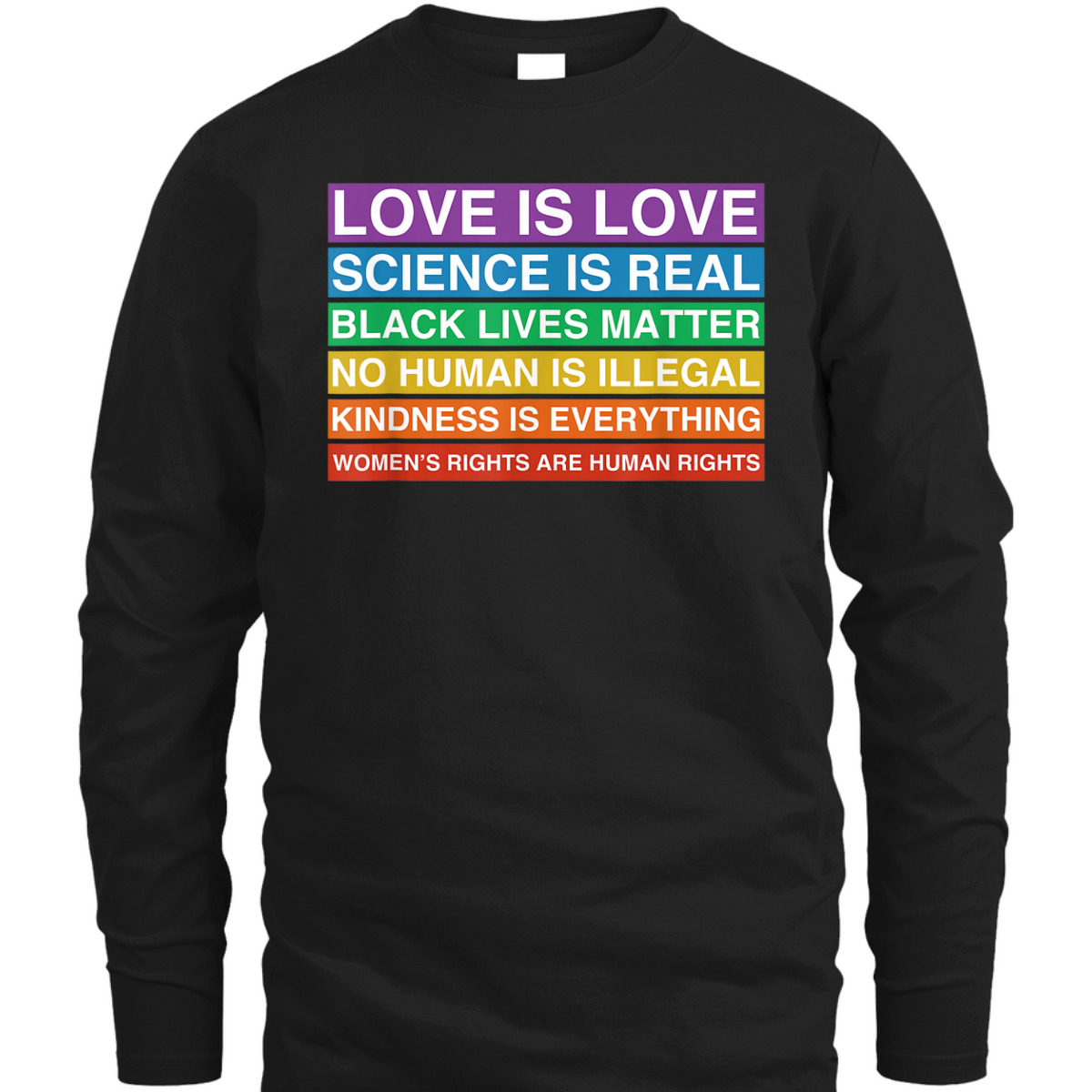 Social Justice Equality Unisex Child Human Rights Equality Social Justice Women Kindness, Black, Small US T-Shirt
