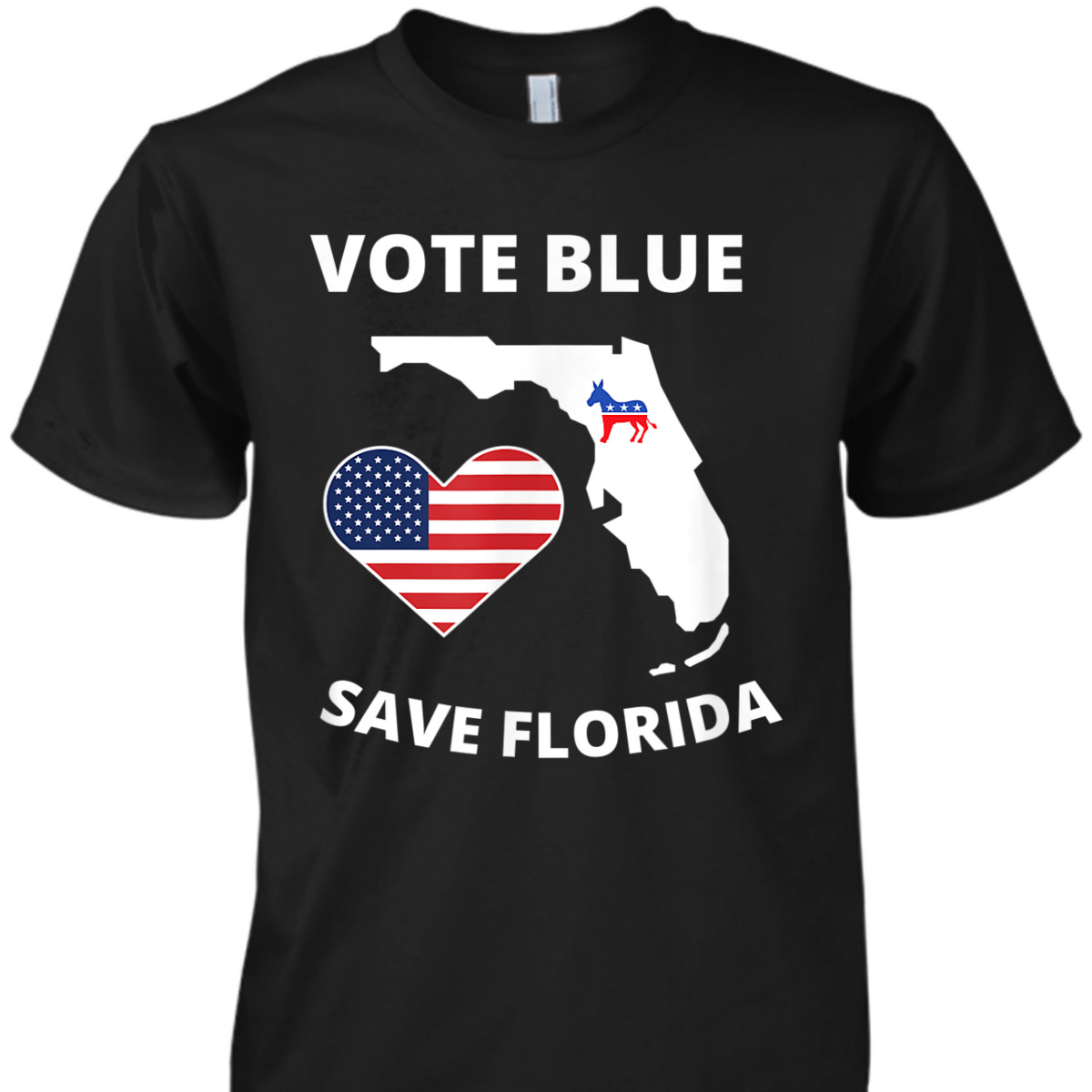 Liberal And Democrat Vote For Blue Florida Politics Equality T-Shirt