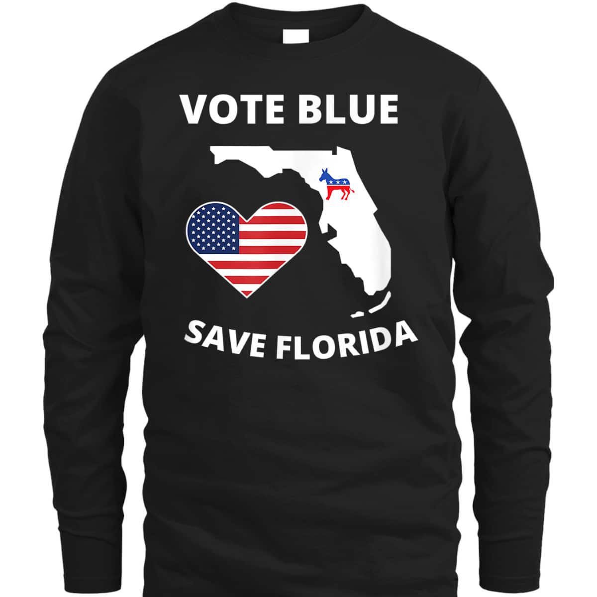 Liberal And Democrat Vote For Blue Florida Politics Equality T-Shirt