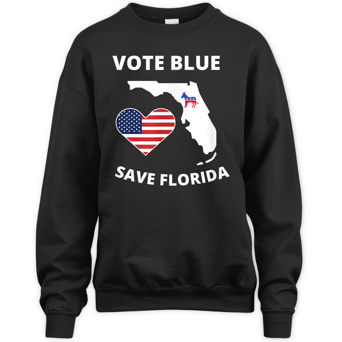 Liberal And Democrat Vote For Blue Florida Politics Equality T-Shirt