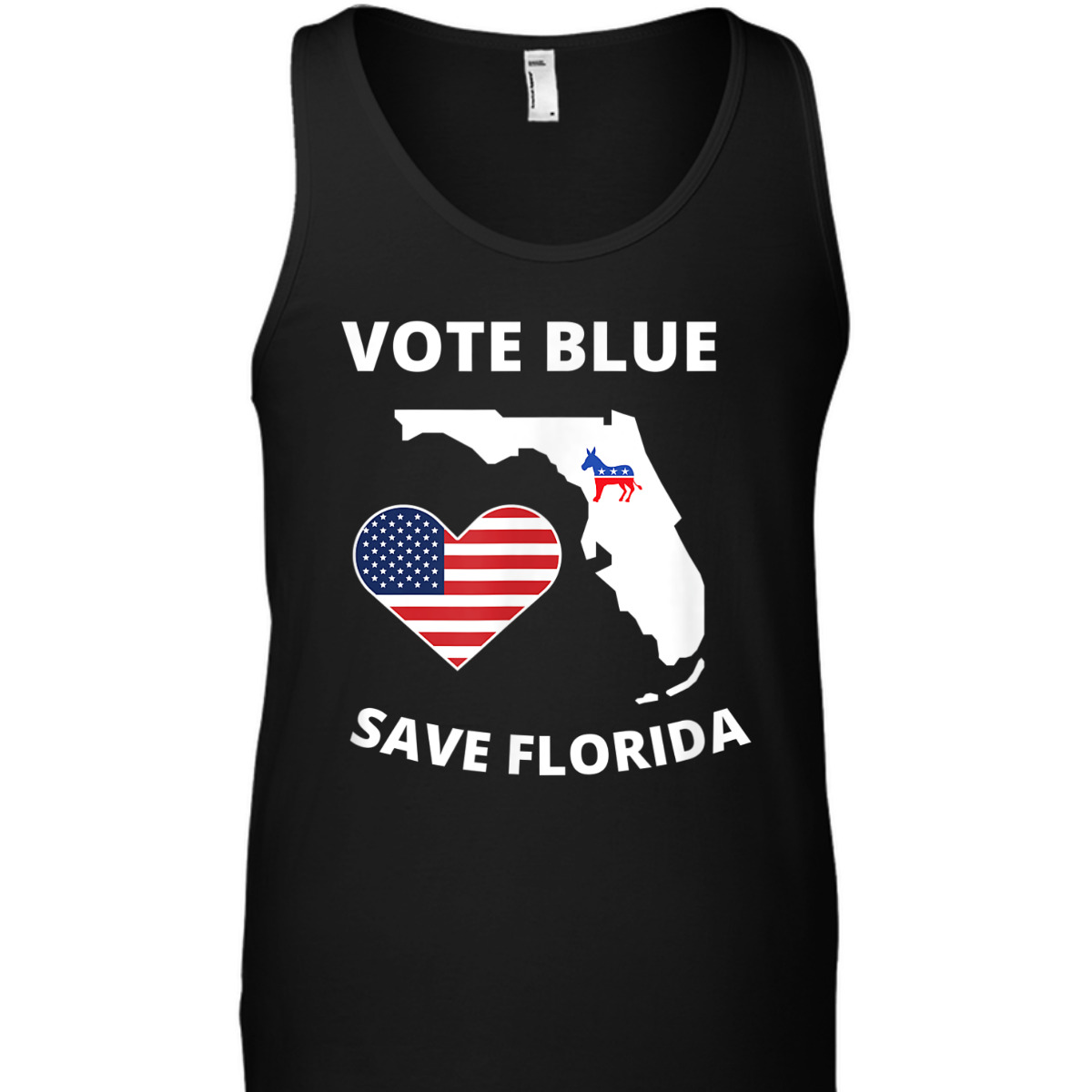 Liberal And Democrat Vote For Blue Florida Politics Equality T-Shirt