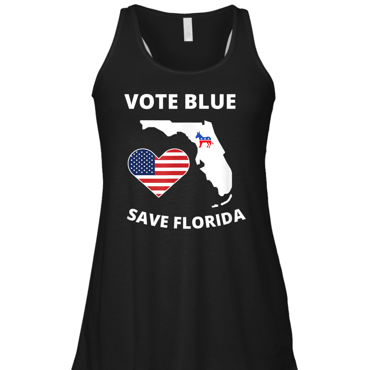 Liberal And Democrat Vote For Blue Florida Politics Equality T-Shirt