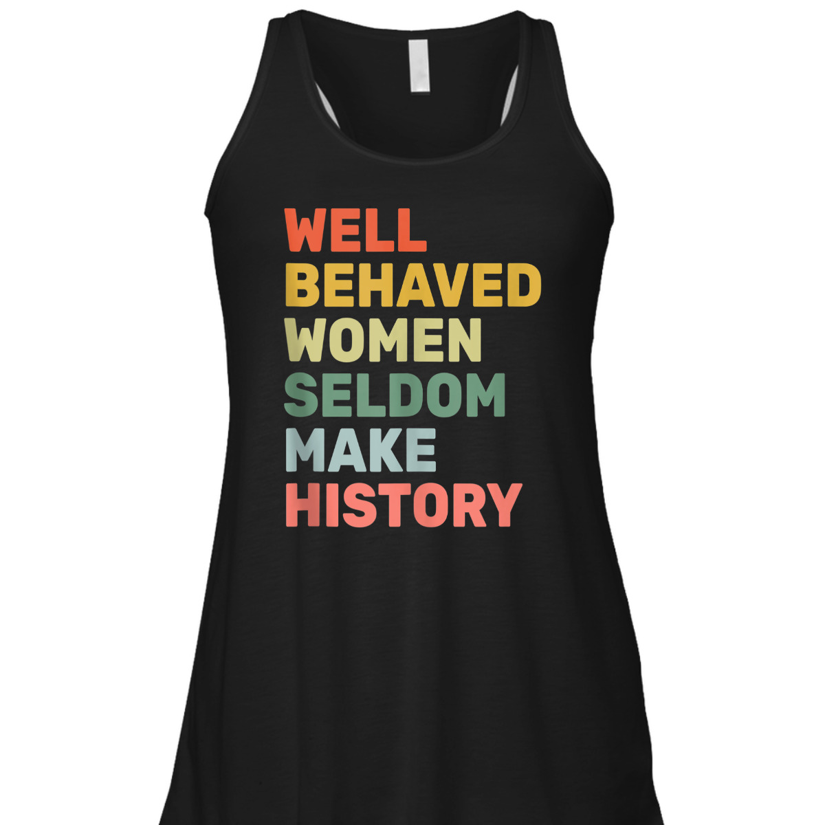 Women - Well Behaved Women Seldom Make History - Feminism - T-Shirt