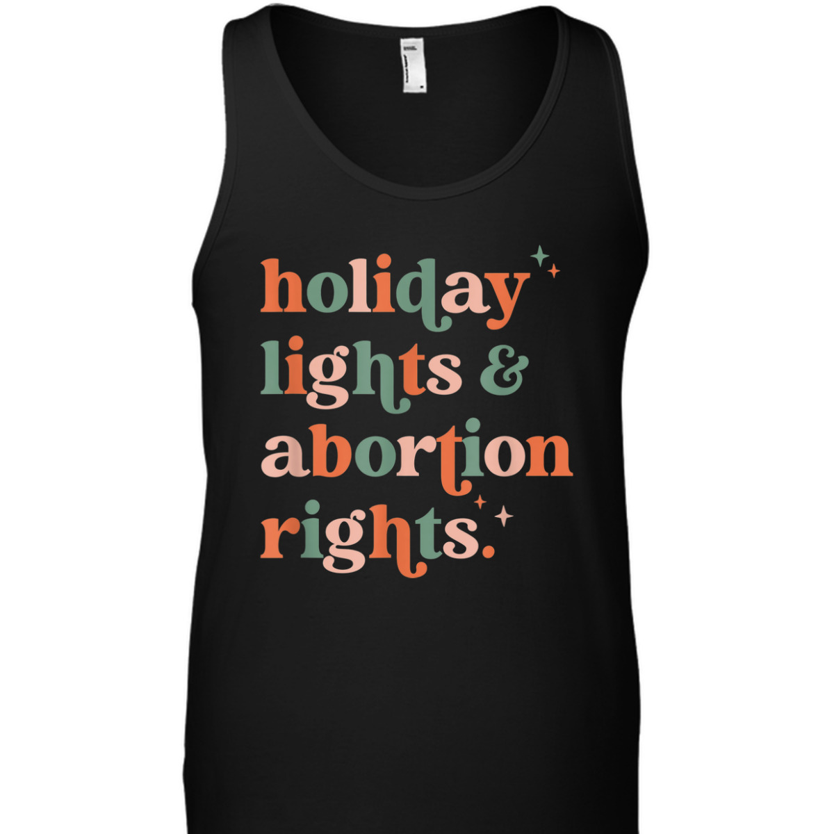 Retro Holiday Lights And Abortion Rights Pro Choice Feminist T-Shirt Retro Holiday Lights And Abortion Rights Pro Choice Feminist T-Shirt