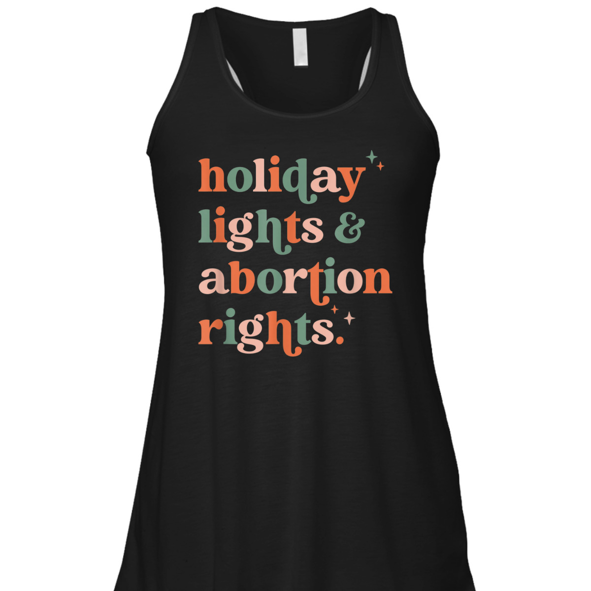 Retro Holiday Lights And Abortion Rights Pro Choice Feminist T-Shirt Retro Holiday Lights And Abortion Rights Pro Choice Feminist T-Shirt
