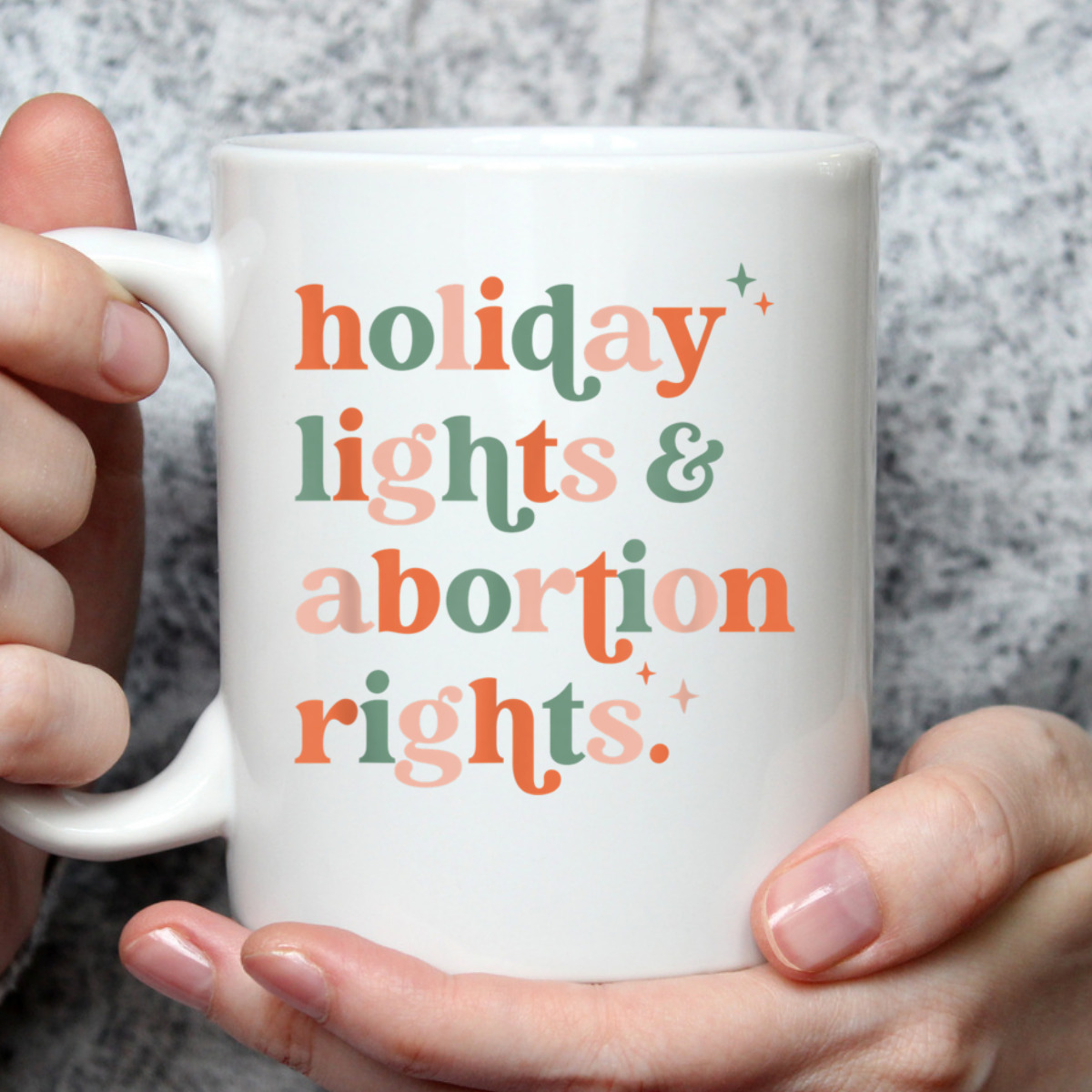 Retro Holiday Lights And Abortion Rights Pro Choice Feminist T-Shirt Retro Holiday Lights And Abortion Rights Pro Choice Feminist T-Shirt