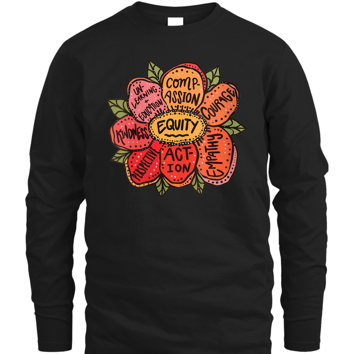Womens Equality Inclusion Diversity Equity Love Never Fails Teacher T-Shirt
