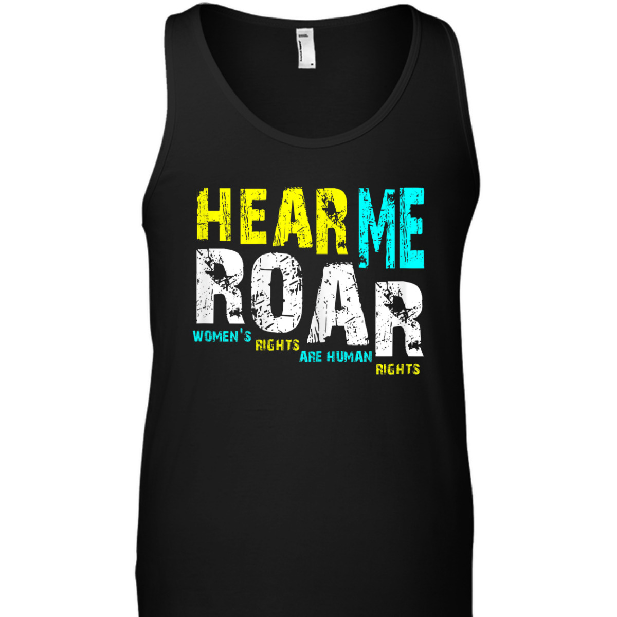 Womens Hear Me Roar I Am Women Feminist Gift T-Shirt