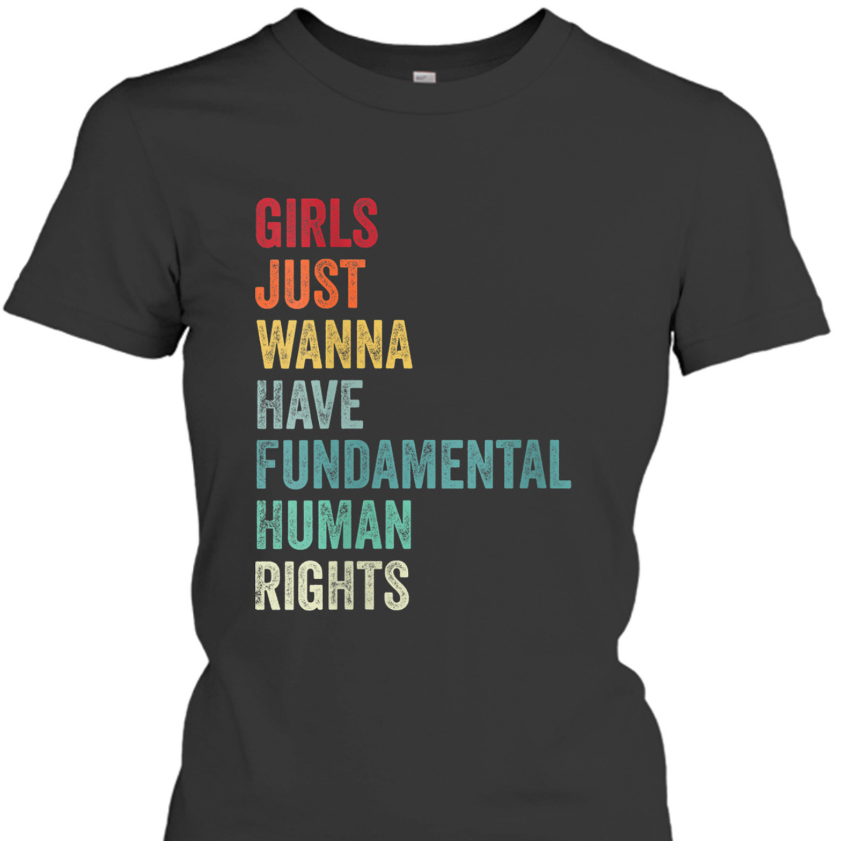 Womens Equality - Girls Just Wanna Have Fundamental Human Rights T-Shirt