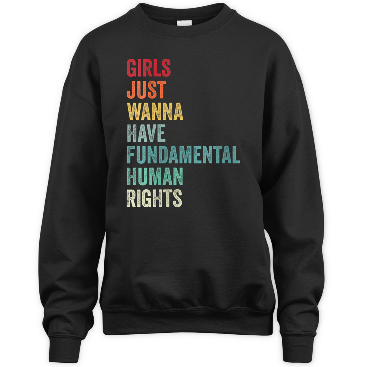 Womens Equality - Girls Just Wanna Have Fundamental Human Rights T-Shirt