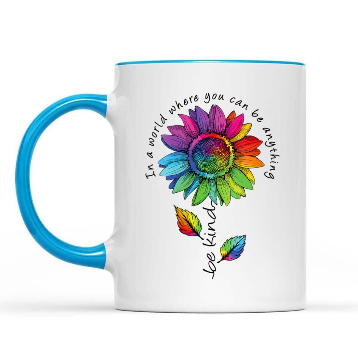 Womens LGBTQ Rainbow Sunflower World Flower Pride Be Equality Kind T-Shirt Womens LGBTQ Rainbow Sunflower World Flower Pride Be Equality Kind T-Shirt