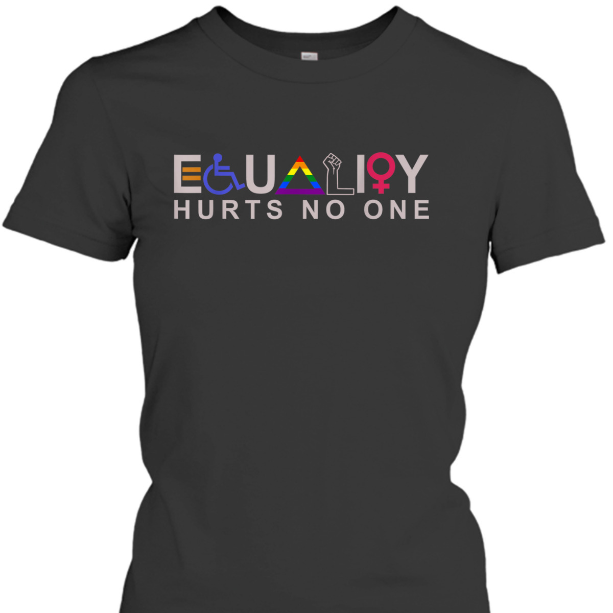 Equality Hurts No One Equal Human Rights BLM LGBTQ T-Shirt