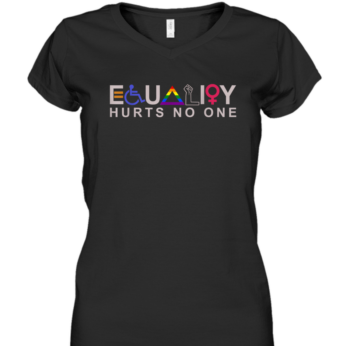 Equality Hurts No One Equal Human Rights BLM LGBTQ T-Shirt
