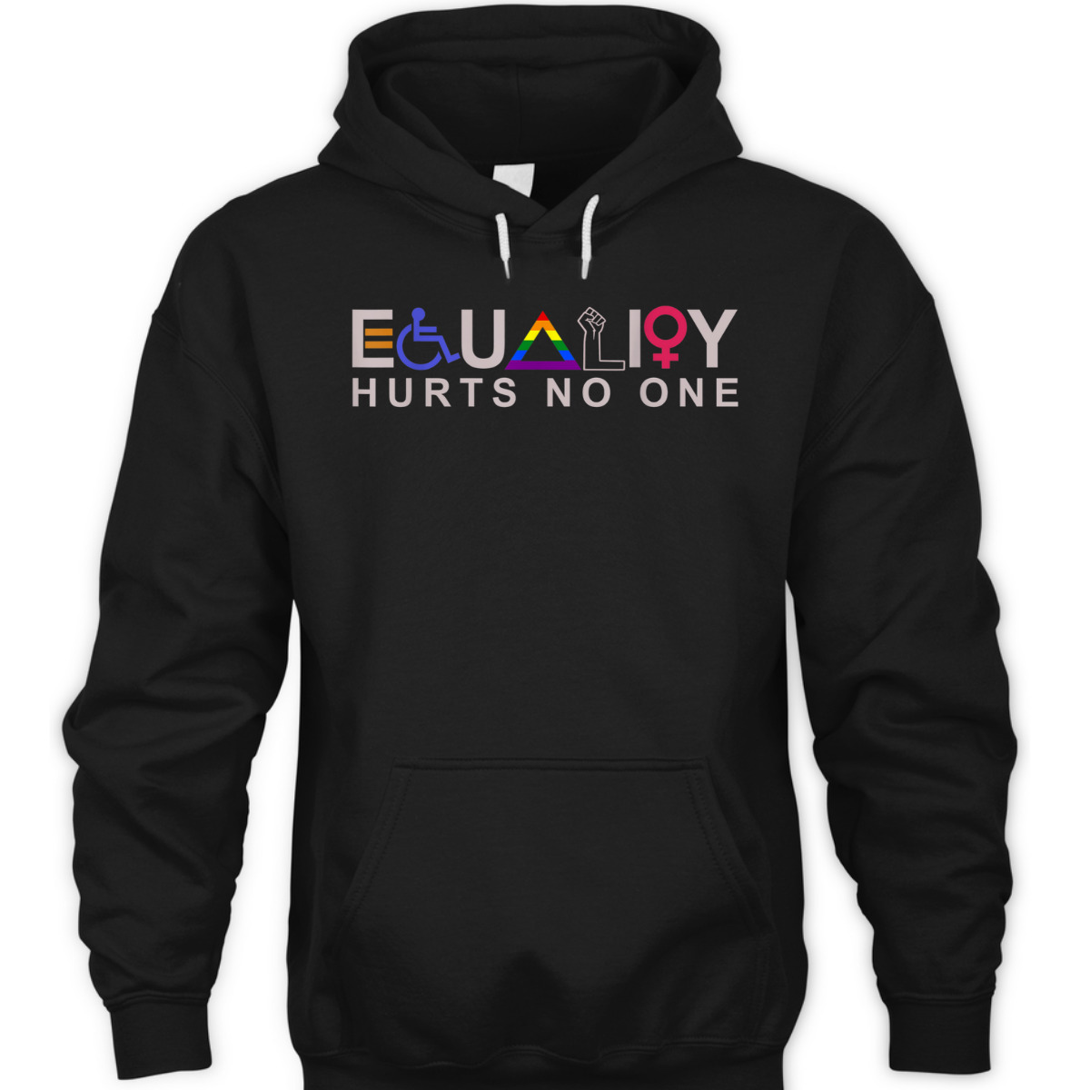 Equality Hurts No One Equal Human Rights BLM LGBTQ T-Shirt
