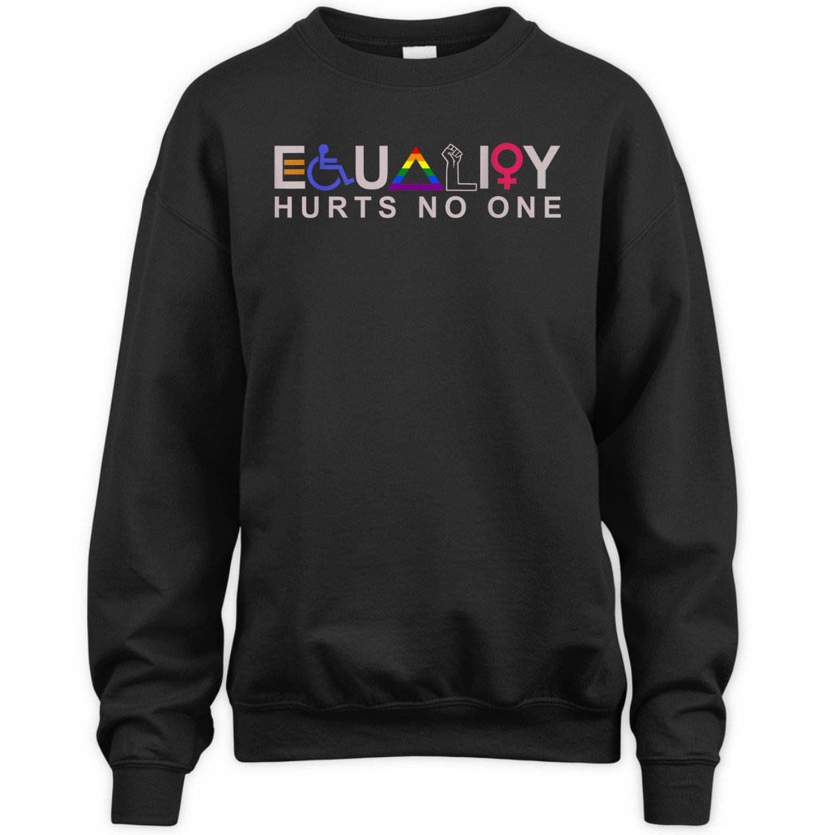 Equality Hurts No One Equal Human Rights BLM LGBTQ T-Shirt