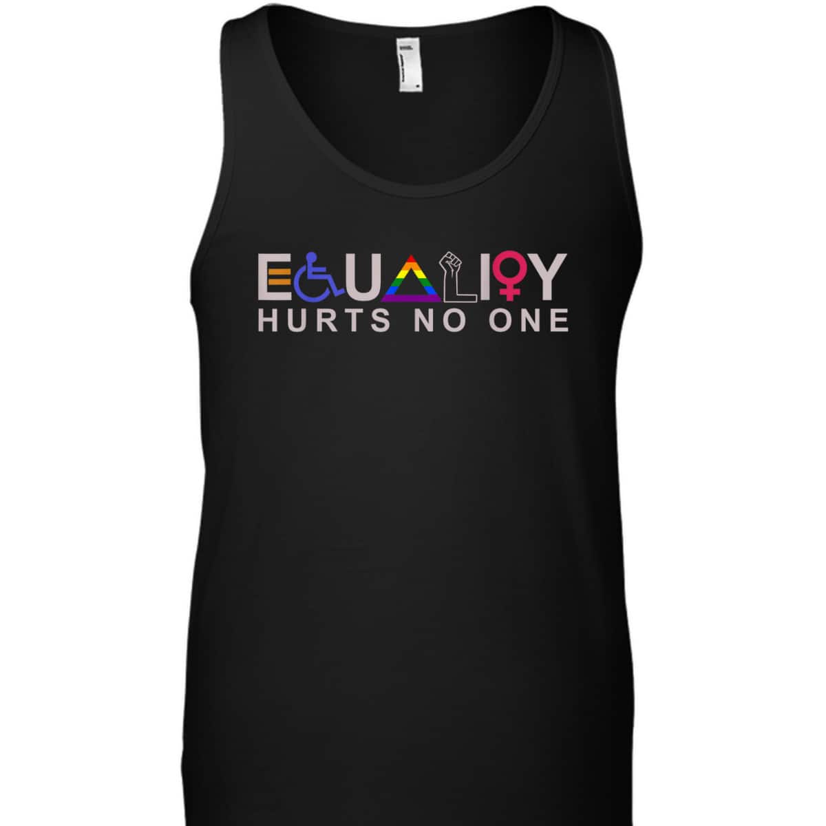 Equality Hurts No One Equal Human Rights BLM LGBTQ T-Shirt
