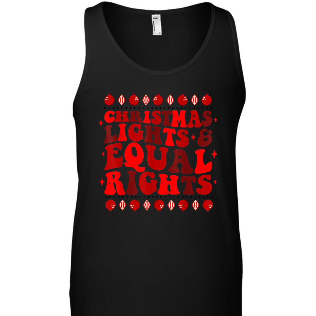 Christmas Lights & Equal Rights Feminist Pajama Pro-Choice T-Shirt