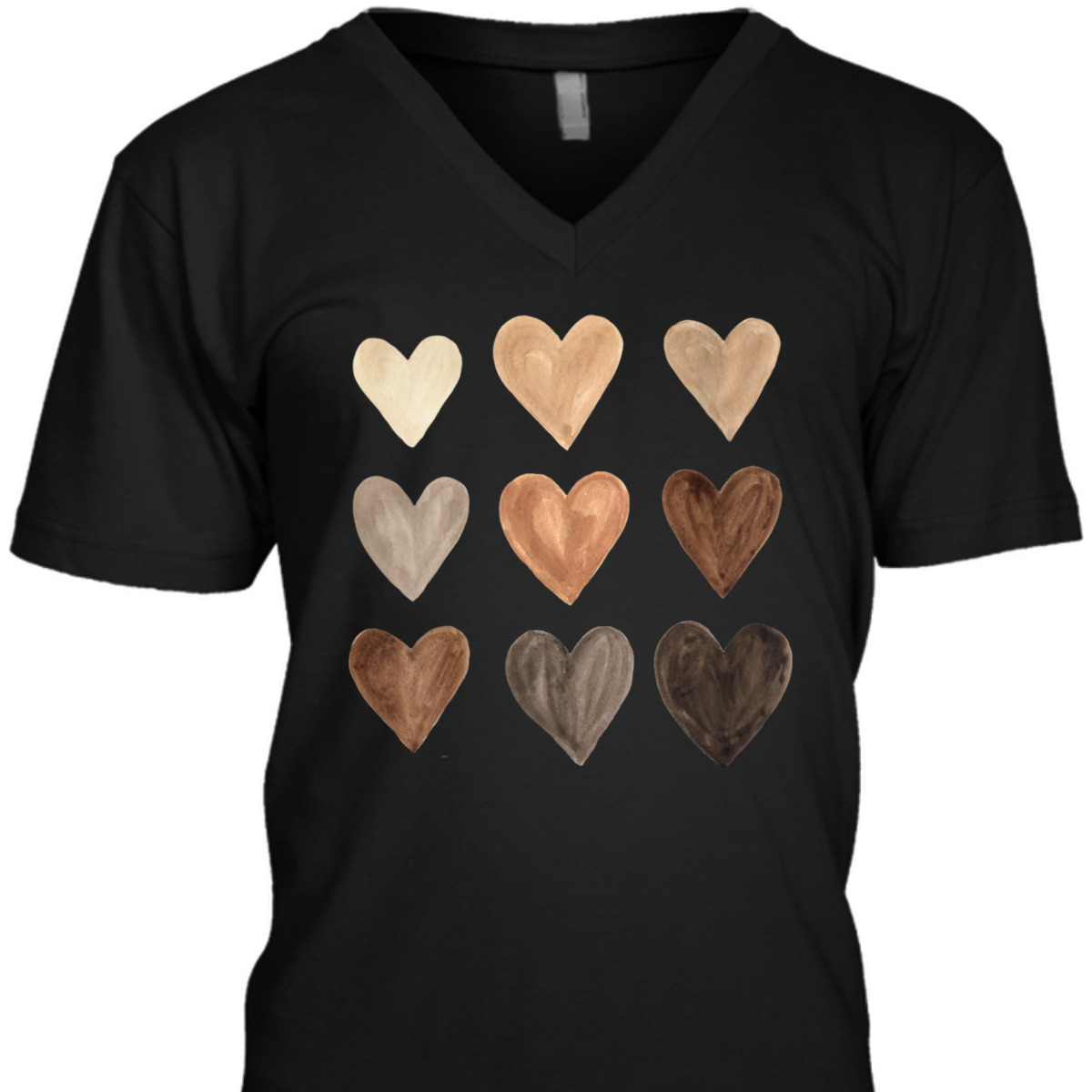 Womens Melanin Hearts Social Justice Equality Unity Protest T-Shirt Womens Melanin Hearts Social Justice Equality Unity Protest T-Shirt