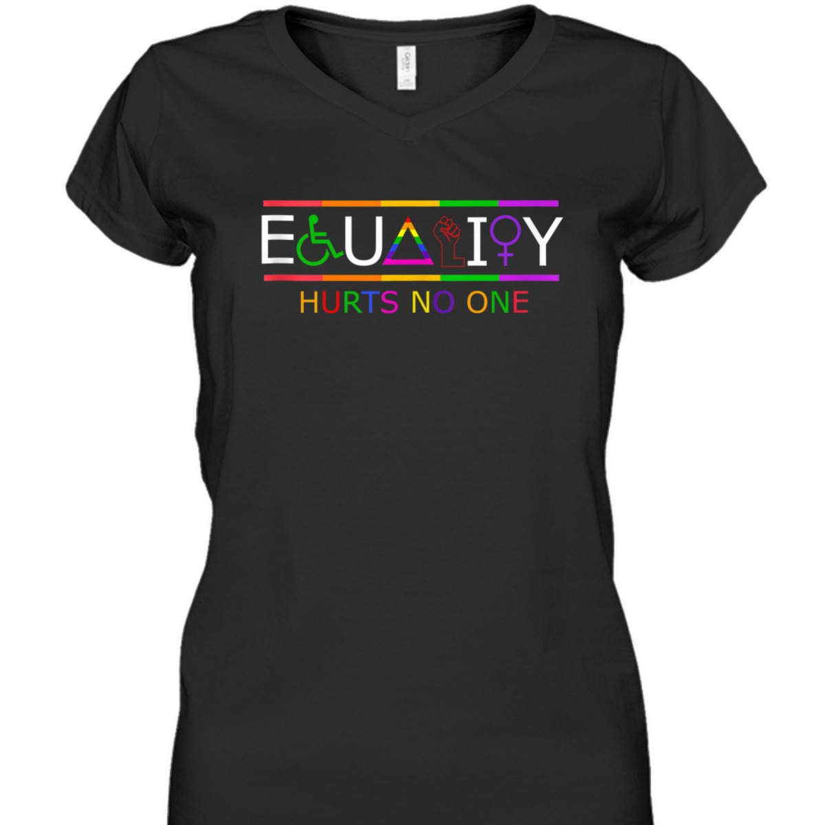 Official LGBT Equality Hurts No One Lover Woman Kids T-Shirt