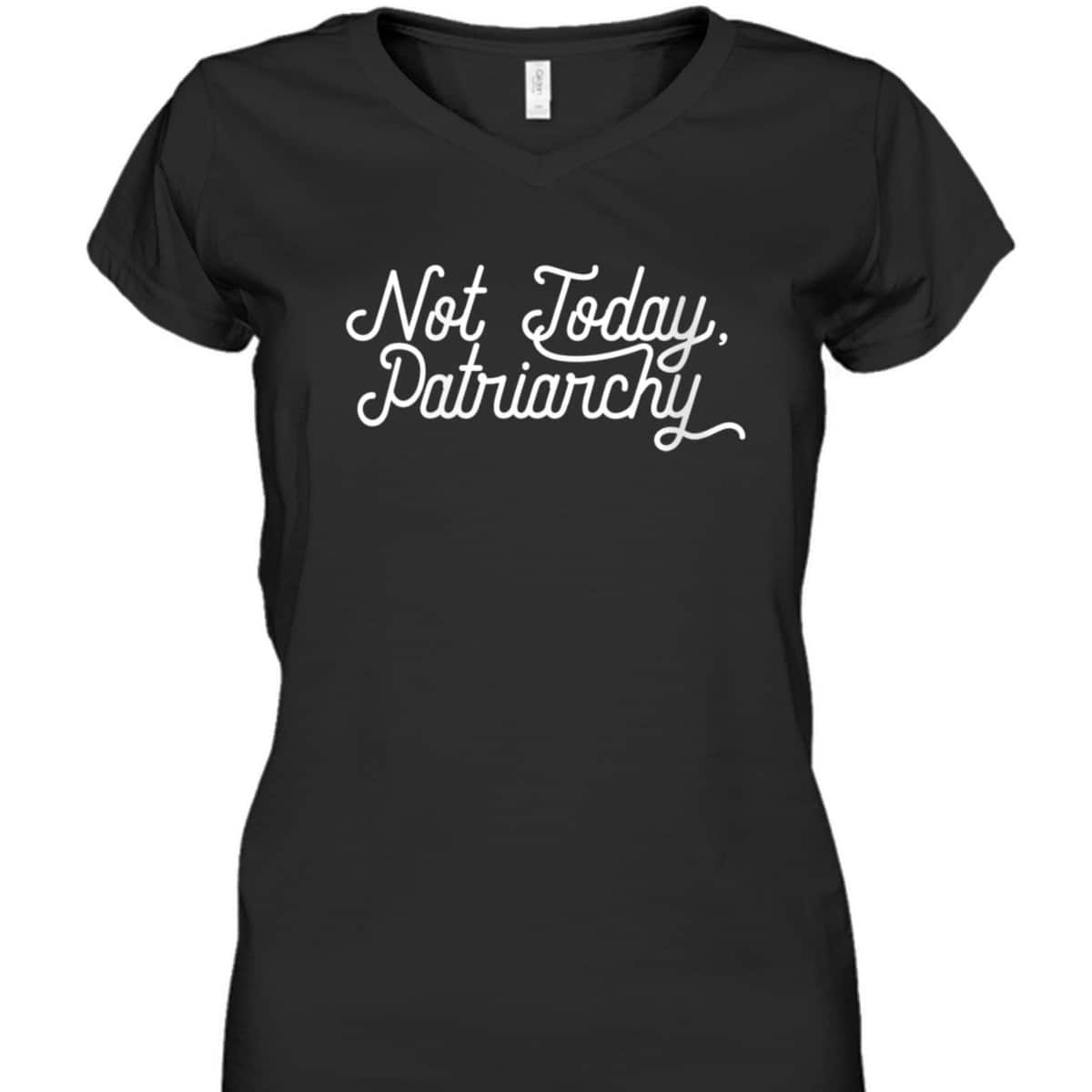 Womens NOT TODAY, PATRIARCHY Funny Satan Meme Feminist T-Shirt Womens NOT TODAY, PATRIARCHY Funny Satan Meme Feminist T-Shirt