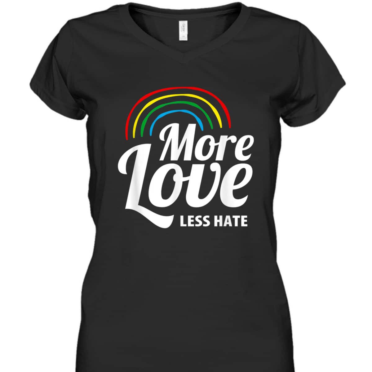 More Love Less Hate LGBT Pride Equality Awareness T-Shirt More Love Less Hate LGBT Pride Equality Awareness T-Shirt