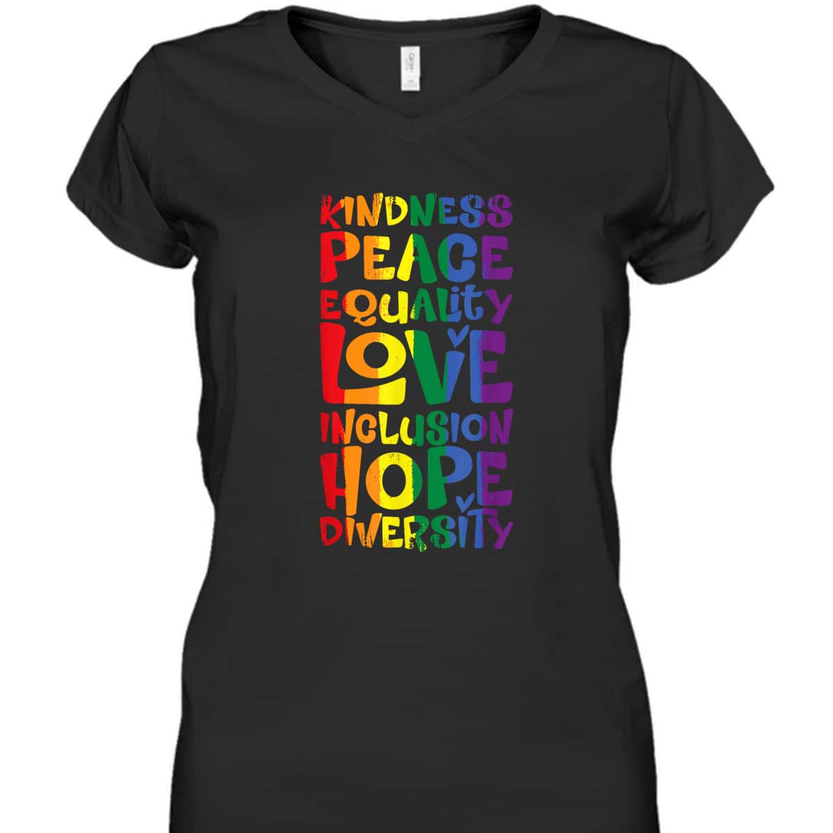 Peace Equality Love Of Inclusion Diversity Human Kindness T-Shirt